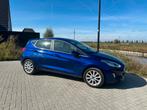 Ford Fiesta 1.0 Ecoboost Titanium 100pk 2018 Blauw 85.000 km, Auto's, Voorwielaandrijving, Zwart, Blauw, 100 pk