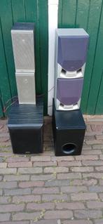 Diverse geluidsboxen, Ophalen, Gebruikt, Front, Rear of Stereo speakers, JVC