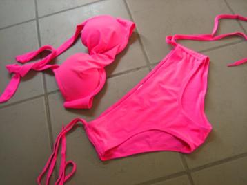 Wow! Charmante fel roze bikini MARIE MEILI 80-CUP C snazzeys beschikbaar voor biedingen