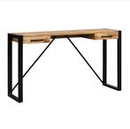Bureau Kyan - zwart/naturel - 78x140x40 cm, Ophalen, Nieuw, Bureau