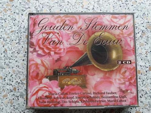 Een dubbel CD van "Gouden Stemmen Van De Eeuw"., Cd's en Dvd's, Cd's | Klassiek, Zo goed als nieuw, Opera of Operette, Boxset