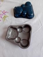 2 kleine beren vormen., Hobby en Vrije tijd, Taarten en Cupcakes maken, Ophalen of Verzenden, Zo goed als nieuw, Bakvorm