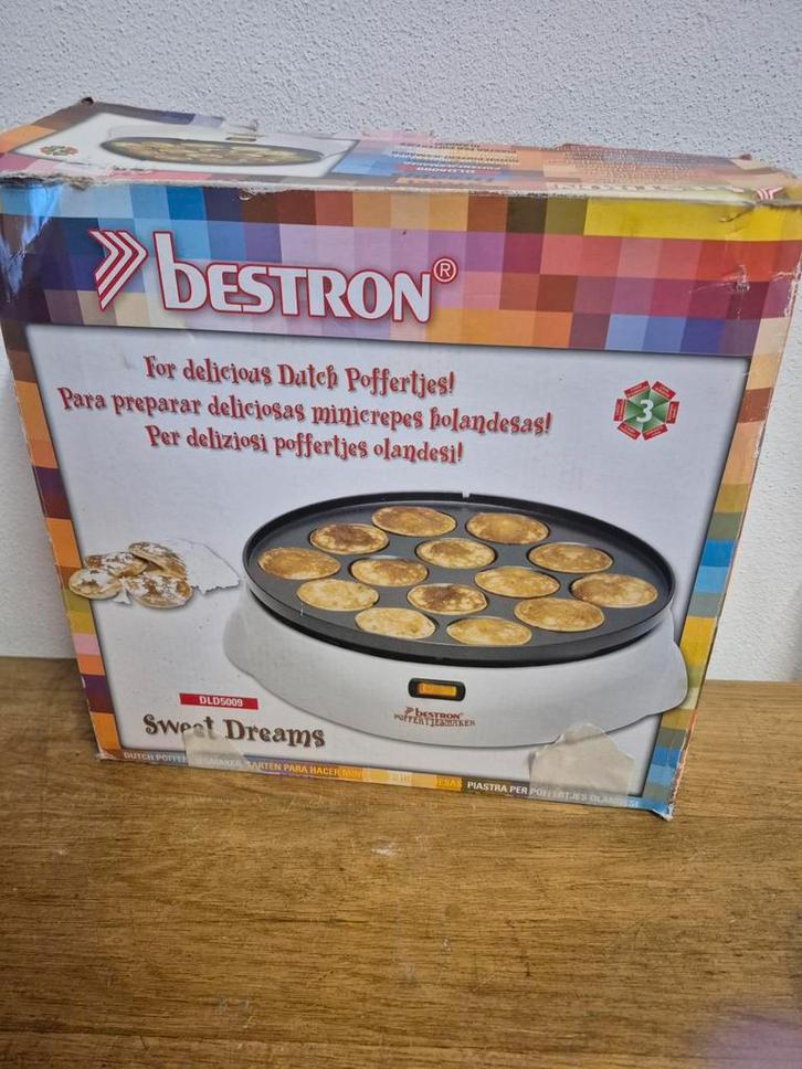 Elektrische Poffertjespan - Lekker en Gemakkelijk!, Witgoed en Apparatuur, Wafelijzers, Gebruikt, Ophalen