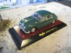 1/43 Jaguar Mk.2 - Maisto Brit Racing Green/ beige interieur, Hobby en Vrije tijd, Modelauto's | 1:43, Ophalen of Verzenden, Nieuw