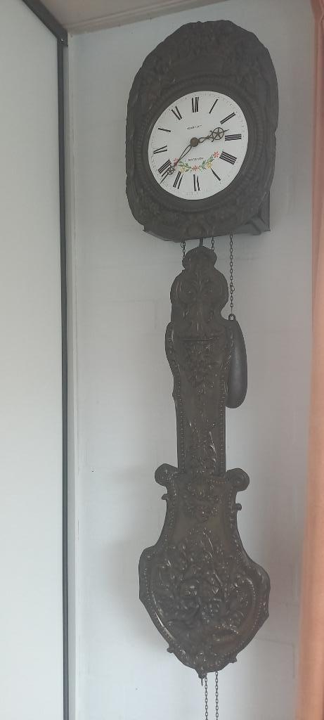 Antieke comtoise Perry Hger Monflanquin, Antiek en Kunst, Antiek | Klokken, Ophalen