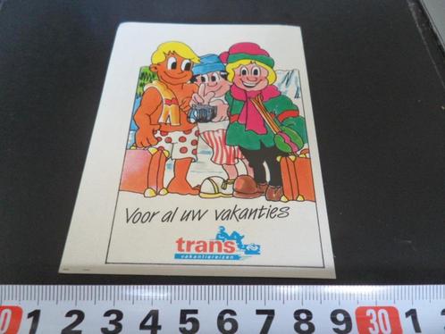 stickers Voor al uw vakanties TRANS NS Nederlandse Spporwege, Verzamelen, Stickers, Zo goed als nieuw, Overige typen, Ophalen