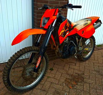 Zeer snelle ktm 620 lc4 55pk met a2 kenteken! beschikbaar voor biedingen
