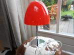 Vintage oranje tafellamp mushroom tafel lamp, Ophalen of Verzenden