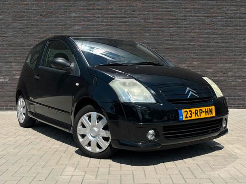Citroën C2 1.4 VTR 2005 Zwart Airco elec ramen Cruiseconrol, Auto's, Citroën, Bedrijf, C2, Airbags, Airconditioning, Bluetooth
