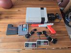 Nintendo Nes Set, Spelcomputers en Games, Spelcomputers | Nintendo NES, Ophalen of Verzenden, Gebruikt, Met 1 controller