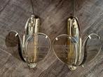 2 Art deco schemerlampjes voor aan de muur., Huis en Inrichting, Lampen | Wandlampen, Ophalen of Verzenden, Zo goed als nieuw