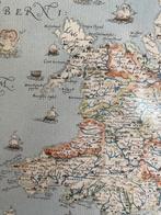 Prent 'Anglia' van Engeland en Wales, Verenigd Koninkrijk, Voor 1800, Ophalen of Verzenden, Landkaart