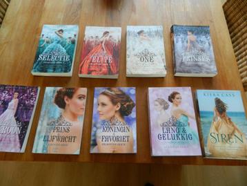 9x Kiera Cass ( Selection 1 t/m 8 en Siren ) zgan  ( Y A  ) beschikbaar voor biedingen