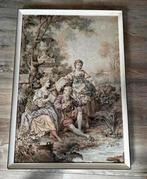 Gobelin wandkleed ca. 1900 met barok voorstelling, Huis en Inrichting, Ophalen, Zo goed als nieuw
