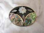 Mooie Aparte Vintage Hanger / Broche met Zee Opaal, Verzenden, Overige materialen, Broche
