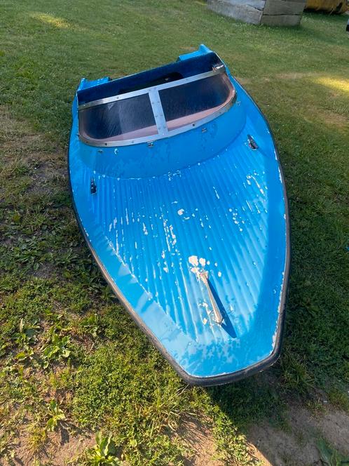 Spitfire speedbootje met Mariner 4 pk 2 takt motor, Watersport en Boten, Speedboten, Gebruikt, Minder dan 3 meter, Benzine, Minder dan 70 pk
