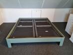 Twee persoons bed Auping Auronde 180x200 groen + spiralen, Tweepersoons, Ophalen of Verzenden, Zo goed als nieuw, 180 cm