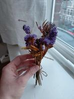 Gedroogde bloemen paars dried flowers droogbloemen, Ophalen of Verzenden