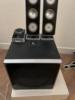Logitech Z4 computer speakers met subwoofer, Computers en Software, Pc speakers, Ophalen, Gebruikt, Audiokanaal 2.1, Logitech