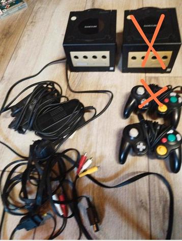 1x gamecube zwart beschikbaar voor biedingen