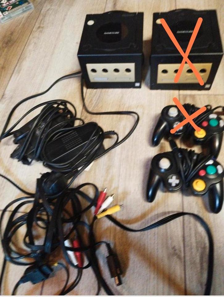 1x gamecube zwart, Spelcomputers en Games, Games | Nintendo GameCube, Zo goed als nieuw, 3 spelers of meer, Vanaf 3 jaar, Verzenden