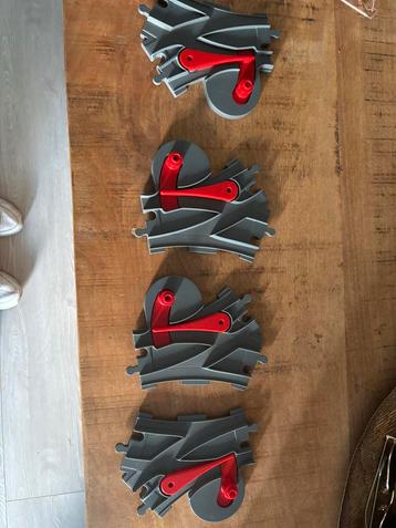 Duplo Treinbaan Wissels (4 stuks) beschikbaar voor biedingen