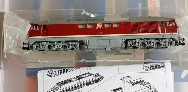 PIKO 59742-2 H0 DIESELLOCOMOTIEF DB-AG, Hobby en Vrije tijd, Modeltreinen | H0, Gebruikt, Locomotief, Gelijkstroom, Piko, Analoog