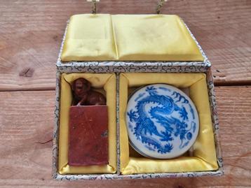 Oude Chinese stempel set beschikbaar voor biedingen