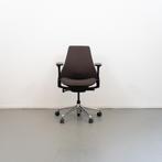 8x Herman Miller Sayl Bureaustoel Bruin - Chroom, Bruin, Ophalen of Verzenden, Zo goed als nieuw, Bureaustoel