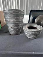 3 plantenpotten, Tuin en Terras, Bloempotten, Ophalen, Gebruikt, Rond, Binnen