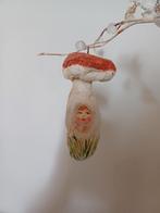 Oud wattenpopje kerstbal, Ophalen of Verzenden, Zo goed als nieuw