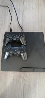 Playstation 3 met 6 spellen erbij, Ophalen of Verzenden, Zo goed als nieuw, Met 2 controllers, Slim