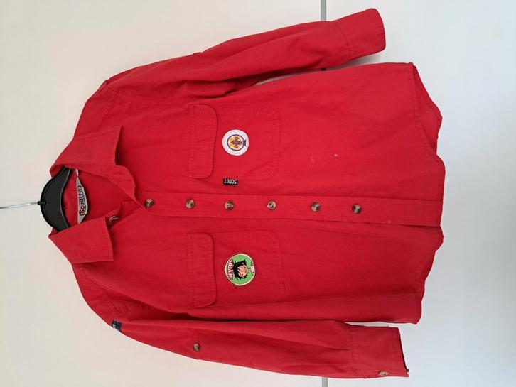 Scouting blouse bevers 128, Verzamelen, Scouting, Zo goed als nieuw, Kleding, Ophalen of Verzenden