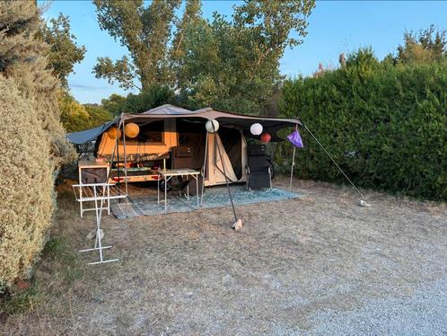 Campooz Lazy Jack vouwwagen 2022, Caravans en Kamperen, Vouwwagens, Campooz, tot en met 4, Meerkleurig, Aanwezig, Ophalen