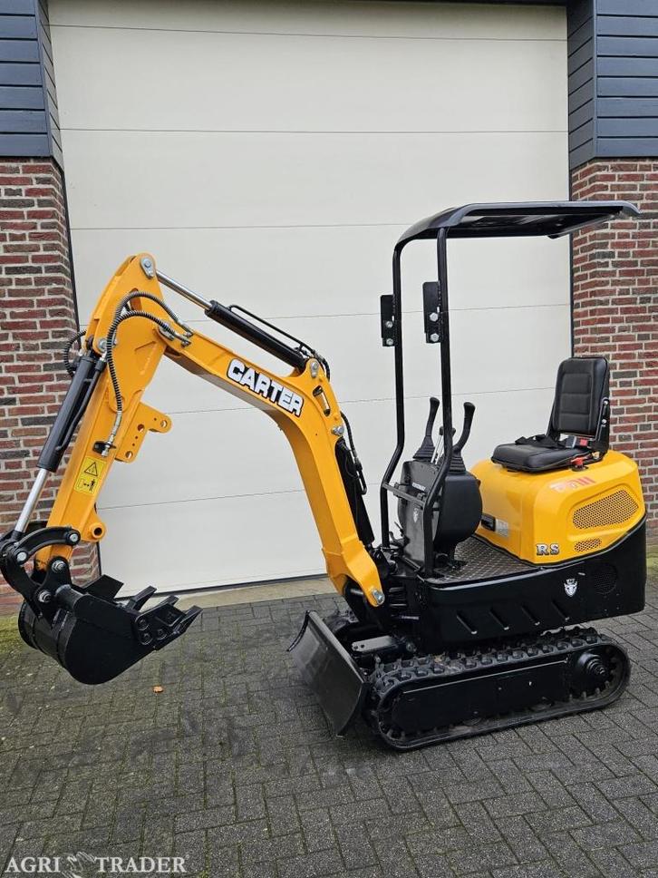 Minigraafmachine Kingway Carter 3 JAAR garantie 3x graafbak, Zakelijke goederen, Machines en Bouw | Kranen en Graafmachines, Graafmachine