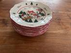 Mason's christmas village 1983 kerst ontbijtborden, Ophalen of Verzenden, Zo goed als nieuw, Bord(en), Overige stijlen