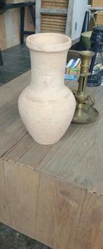Terracotta vaas, uniek zie binnenzijde, h 27 cm, Ophalen, Minder dan 30 cm, Minder dan 60 cm, Nieuw