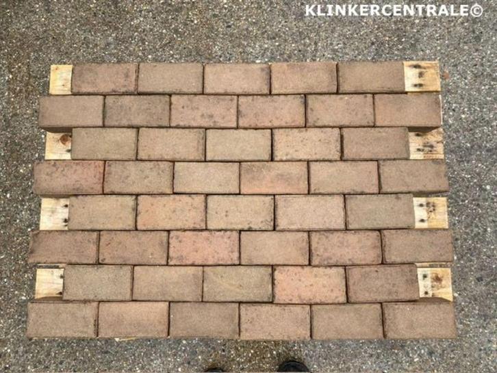 50m2 brons geel gebakken klinkers, Tuin en Terras, Tegels en Klinkers, Gebruikt, Klinkers, Keramiek, 10 m² of meer, Verzenden