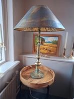 Set lamp, olieverfschilderij , kandelaars,kaarsen,tafel, Huis en Inrichting, Lampen | Tafellampen, Ophalen of Verzenden, Zo goed als nieuw