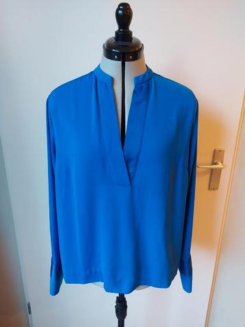 By Malene Birger blauwe blouse mt. 40