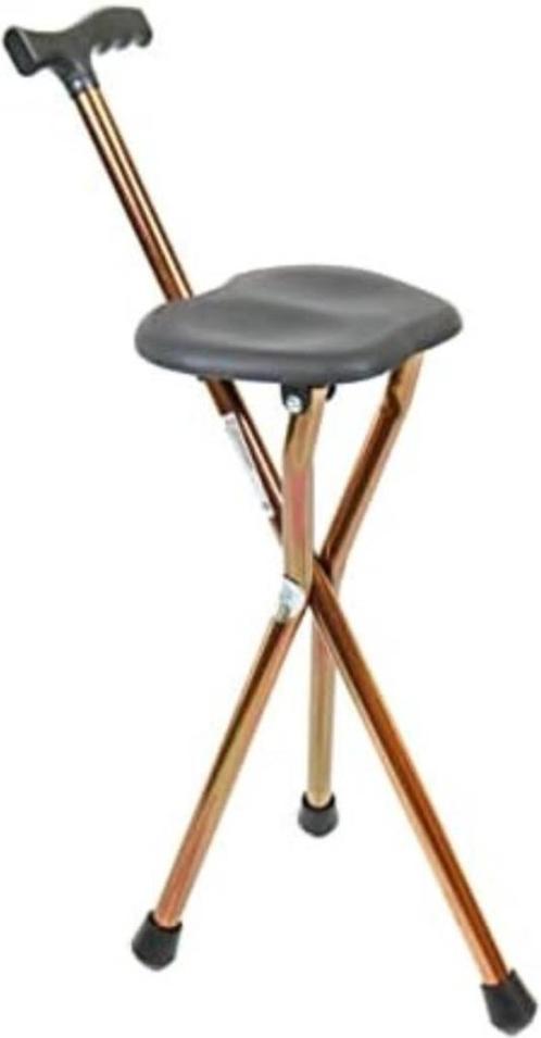 Wandelstok met zitje, Diversen, Wandelstokken, Nieuw, Opvouwbaar, Verzenden
