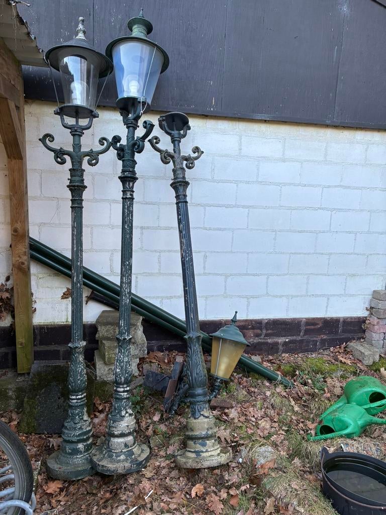 Klassieke tuinlantaarn, Ophalen, Overige materialen, Gebruikt, Staande lamp