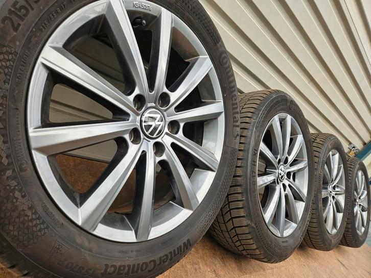 17 nch Vw Passat Troc Arteon  superb Velgen winterbanden, Auto diversen, Wieldoppen, Ophalen of Verzenden