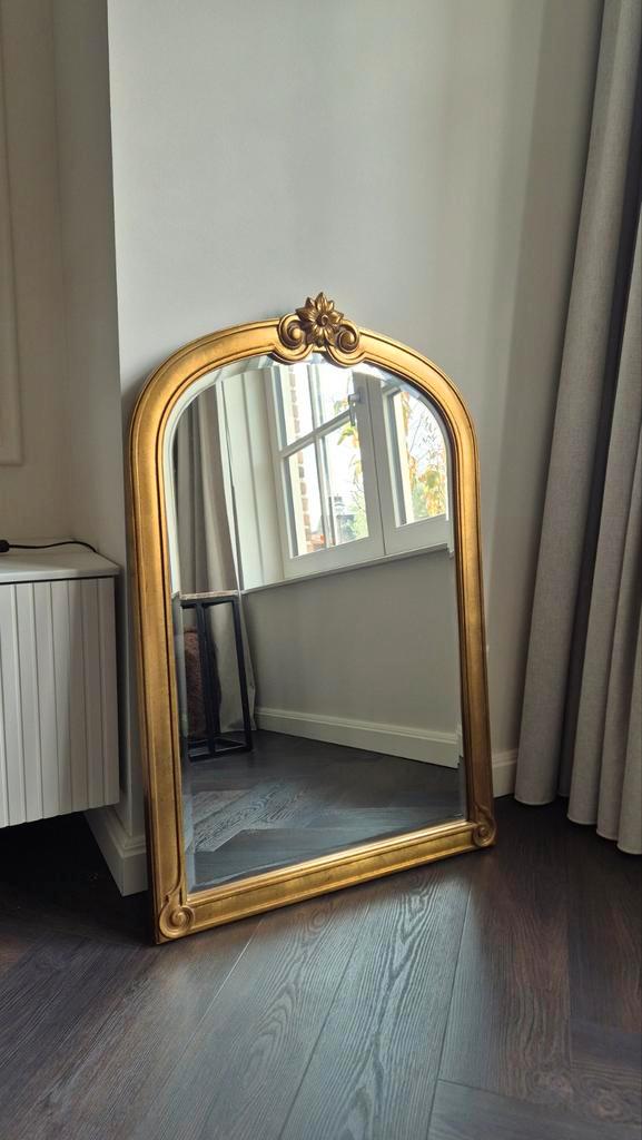 Gouden Vintage Spiegel 100x66cm | DeKnudt Goud, Huis en Inrichting, Woonaccessoires | Spiegels, Zo goed als nieuw, 50 tot 75 cm