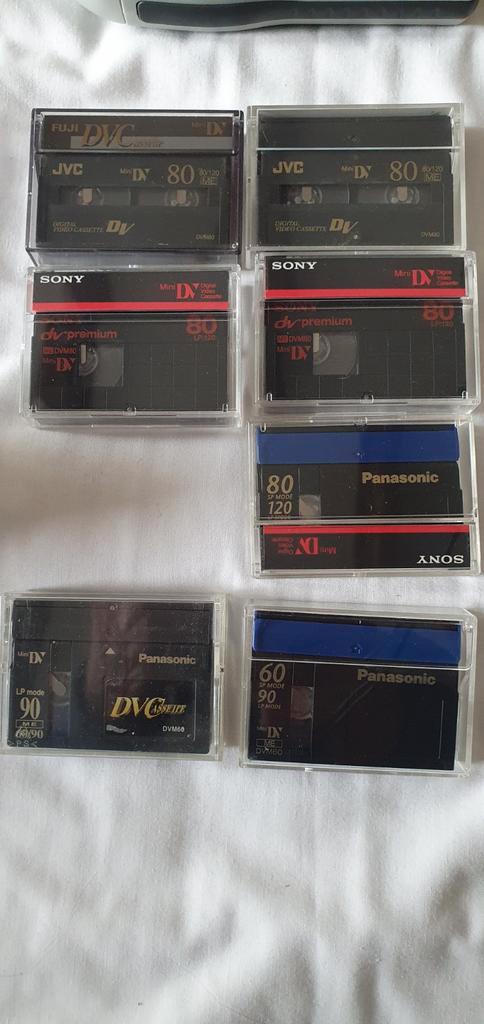 Mini DVC 7x eenmalig gebruikte DVs  JVC Sony Panasonic, Audio, Tv en Foto, Videocamera's Digitaal, Nieuw, Band, Disc of Geheugen