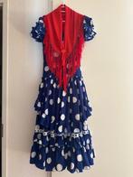 Originele Flamenco jurk (Sevillanas), Ophalen, Overige typen, Blauw, Maat 42/44 (L)