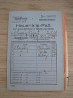 Haushalts-Pass für Gewerbliche Erzeugnisse, Ophalen of Verzenden, Landmacht, Duitsland, Overige typen