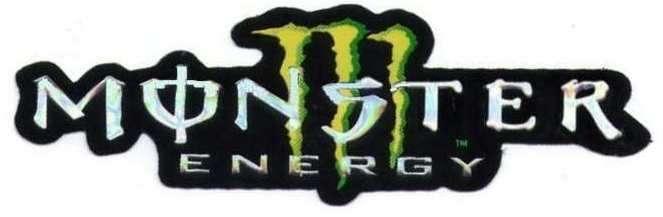 Monster Energy metallic sticker #5, Motoren, Accessoires | Stickers, Verzenden