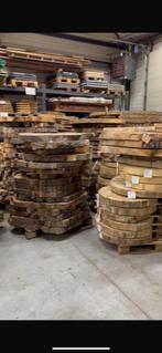 Boomstamschijven 100/150cm  gedroogd 200stuks, Doe-het-zelf en Verbouw, Hout en Planken, Ophalen, Zo goed als nieuw, Minder dan 200 cm