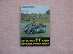 52e Dutch TT Assen, officieel programma, 26 juni 1982., Verzamelen, Ophalen of Verzenden, Gebruikt, Motoren